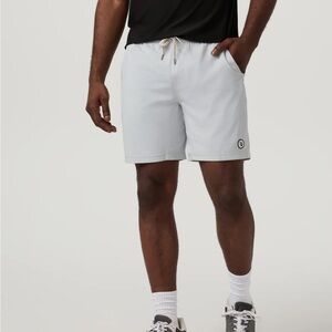 Vuori Men’s Kore Shorts Light Sky Gray Shorts Logo Tag Lined (no size tag)